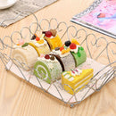 Fruit Basket Bowl Vegetable Iron Rack Storage Stands Holder Apples Orange