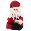 2pcs Red Wine Bottle Cover Santa Claus Christmas Home Party Decoration