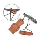 Archery Stringer Leather Nylon String Bow Install Rope for Long/Recurve Bow