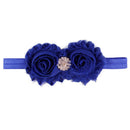 Blue New Girls Headbands Flower Hair Accessories For Girls Infant Hair Band