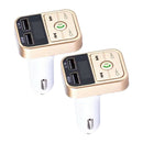 2x Wireless Bluetooth CarFM Transmitter Support TF