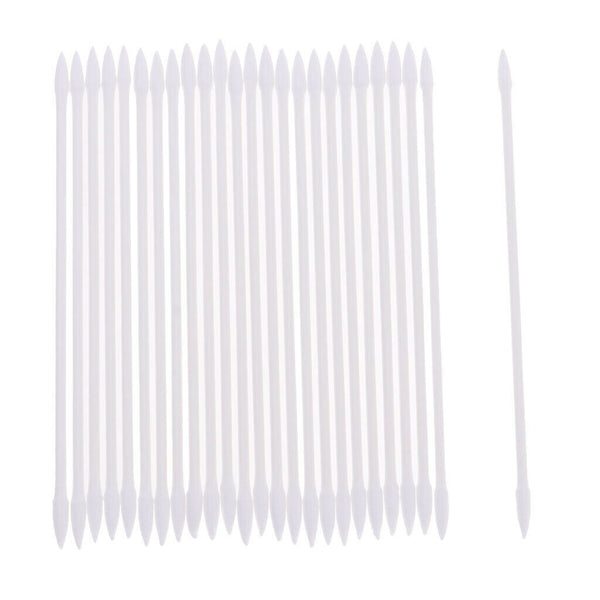 24pcs 100% Cotton Swab Dual Pointed Tip Cotton Buds - Dust Free, No Residual
