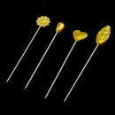120x Flower Heart Scarf Shawl Pin Hijab Safety Pin Snag-Free Fashion Jewelry
