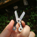Stainless Steel Outdoor Survival EDC Useful Mini Scissor C Tools Pocket Key B5H1