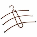 Clothes Hanger 3 Layers Fishbone-shaped Clothes Hangers Space Saving Hanger C6Y9