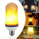 E27 LED Flame Lamp Light Bulb Simulated Burning Fire Decor Light Home X7K7