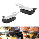 2Pcs Universal Mini Flowing Water LED Turn Signal Amber Light For Yamaha