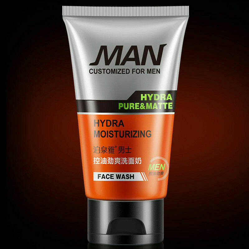 Men Fashion Face Wash Blackheads Oily Skin Foam Facial Clean Beauty Z7N3