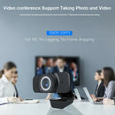 3MP 1080P HD USB Web Camera Video Online Conference Mic Auto Focus Webcam