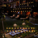 Solar 5.5M 10 Led Light String G40 Outdoor Decorative Ambient Light Wedding