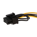 8 Pcs 6 Pin PCI-e To 8 Pin (6+2) PCI-e Power Cable 70cm For Graphic Cards GPU