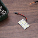 DC 12V 5050 15SMD LED White Light Car Interior T10 Festoon BA9s Lamp Panel