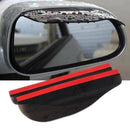 2PCS Car Rear View Side Mirror Rain Board Eyebrow Guard Sun Visor Accessory Kits