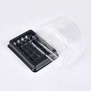 50x Clear Plastic Cupcake Packaging Box Cake Square Wedding Favors Box Gift Box