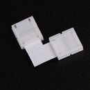 2X 4Pin L Cross Shape PCB Corner Connector For LJB 3528 5050 LED Strip Light ME