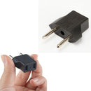 3X USA US To EU Europe Travel Charger Power Adapter Converter Wall Plug Home TES