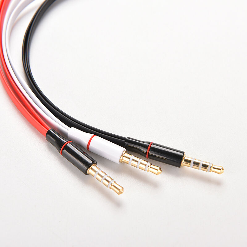 1x3.5mm  Audio Mic Splitter Cable Earphone Headphone Adapter male to 2 Female MO