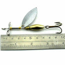 Lot 5 Sinking Spinner Spoon Bait Fishing Lure Artificial Hard Bait for Trou E5U3