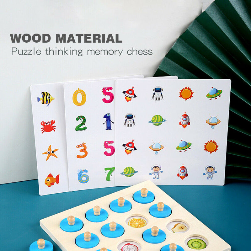 Chess Thinking Training Kids Toys Montessori Parent-Child Interactive Baby Game