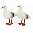 Artificial Feathered Seagull Birds for Wedding Decoration Home Garden Party