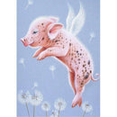 5D DIY Full Drill Diamond Painting Pig Embroidery Mosaic Craft Kits Decor
