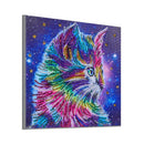 5D DIY Special Shaped Diamond Painting Color Cat Cross Stitch Embroidery