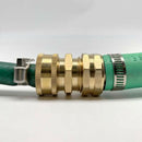 5pcs Two-Way Male Connector Garden Hose Adapter 3/4 Brass Connector vcf UFK