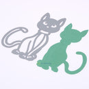 Cat Cutting Dies Stencil DIY Scrapbooking Photo Album Embossing Paper Card Decor