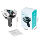Wireless Bluetooth Handsfree Car Kit Fm Transmitter Mp3 Player Dual Usb Cha