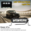 27W Offroad 9 LED Work Light Bar Car SUV Driving Fog Lamp IP67 Waterproof