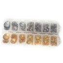 Approx 300pcs/lot (6~16mm) Mixed Beads Caps,End Caps,Cord Caps,Tassel Charm Q8M3