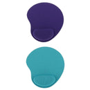 Mouse Mat Pad High Quality Non Slip Foam for PC Laptop Light Green+Purple