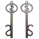 Dollar Key Shaped Beer Bottle Openers With Keyring And Tag Card Kitchen Bar