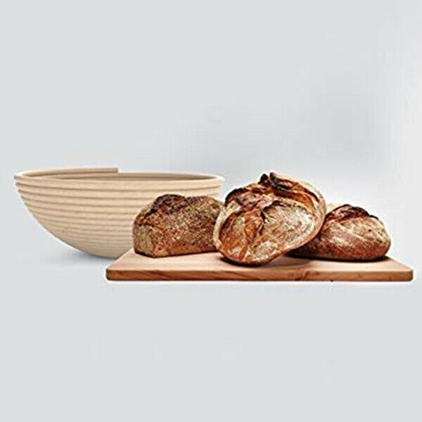 1 X wood Proofing Basket bowl for Bread and Dough Best Round Professional M