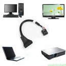 USB 3.0 20Pin Male to Motherboard USB 2.0 9 Pin Female Converter Cable Adapter /