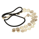 Disc Coin Crown Hair Cuff Wrap Headband Headwrap Headdress Boho Punk Goth C Y8V5
