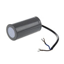 CD60 AC 250V 150uF Wired Single Phase Motor Start Capacitor Gray