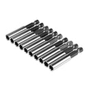 10pcs 1/4 Inch Bit Holder Screwdriver Bit Extension Bar Connecting Piece