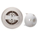 Off White Plastic Socket Drop E27 Lamp Light Holder AC 250V 4A