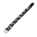 Gothic Metal Cone Stud Spikes Rivet Leather Wristband Bangle Cuff Bracelet otJ3C