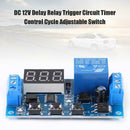 DC 12V Delay Relay Trigger Circuit Timer Control Cycle Adjustable Switch