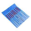 10Pcs Metal Polished Needle Guitar Fret Saddle Nut Files Set Diy Rasp Grind