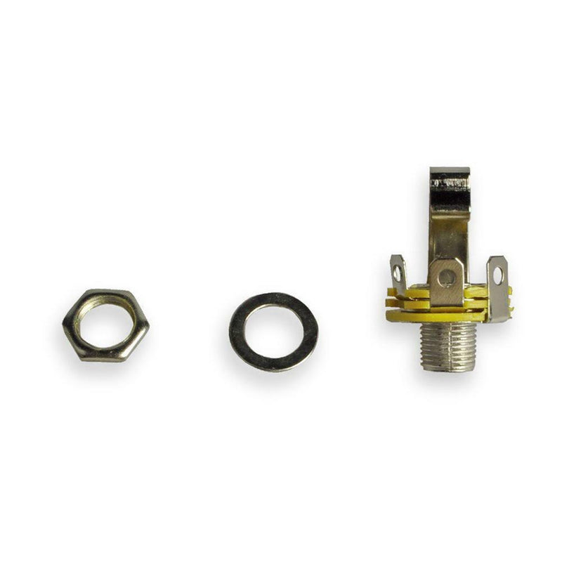10x 1/4 inch 635mm Mono Female Jack with Socket Panel for MICMic New X9E0