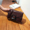 Retro Messenger Bag Women Leather Small Shoulder Handbag Purse (Wine Red) A#S