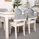 Christmas Hat Chair Covers Xmas Table Dinner Chair Back Covers Xmas Party Decor-