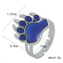 Creative Claw Shaped Mood  Women Men Emotion Color Changing Finger  Gift