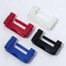 1x Car Safty Accessories Seat Belt Buckle Clip Silicone Anti-Scratch Cover RED