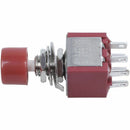 2 Pcs AC 250V 2A 120V 5A DPDT 2NO 2NC Momentary Push Button Switch J8O2