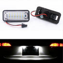 2pcs White 18 LED License Plate Light Lamp For Subaru Crosstrek 2013 - 2015