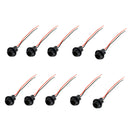 10pcs T10 W5W Car Socket Extension Wedge Base Light Connector Fittings